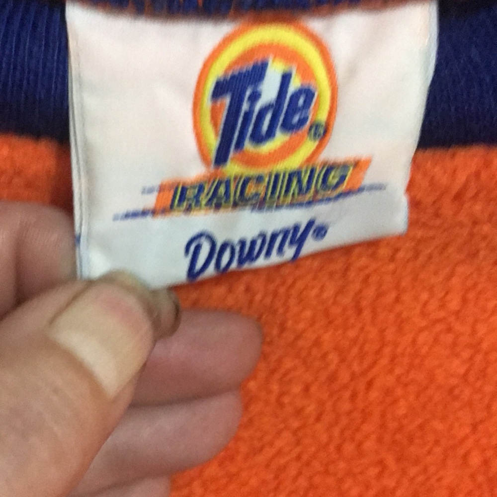 RARE Collectible (Ricky Craven) NASCAR Tide/Downy Racing Fleece Pullover - Picture 2 of 4